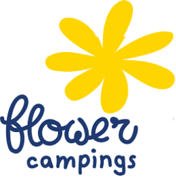 logo flower camping
